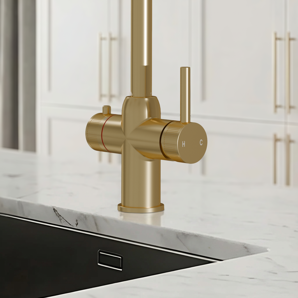 3-in-1 Enos - Brushed Brass