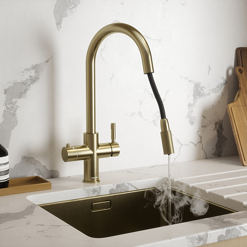 Flex Pro 4-in-1 Brushed Brass