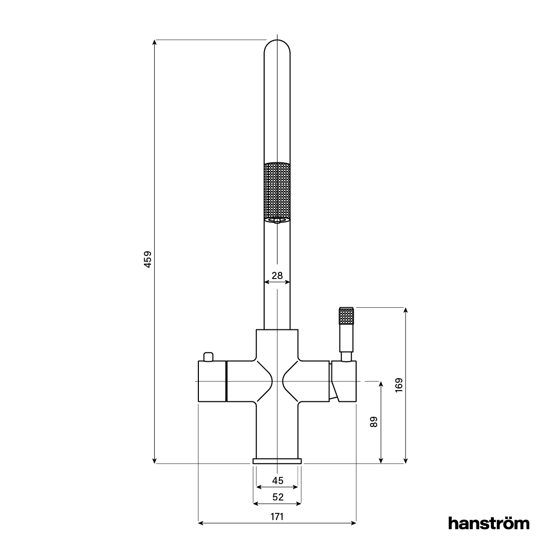 4-in-1 Hanström Flex Pro - Antique Brass