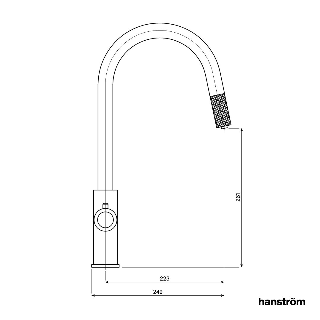 4-in-1 Hanström Flex Pro - Antique Brass