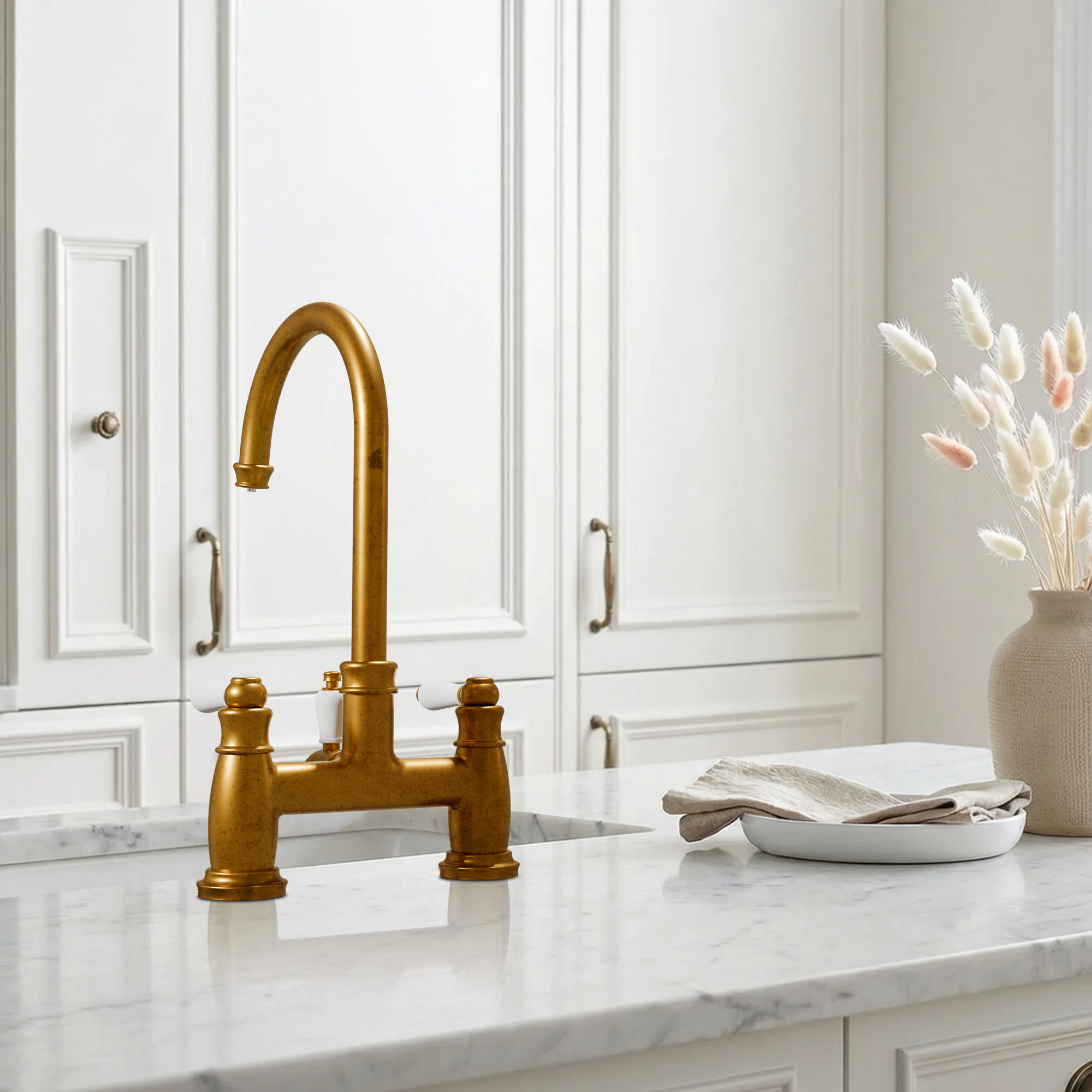 Holden Bridge 4-in-1 - Aged Brass