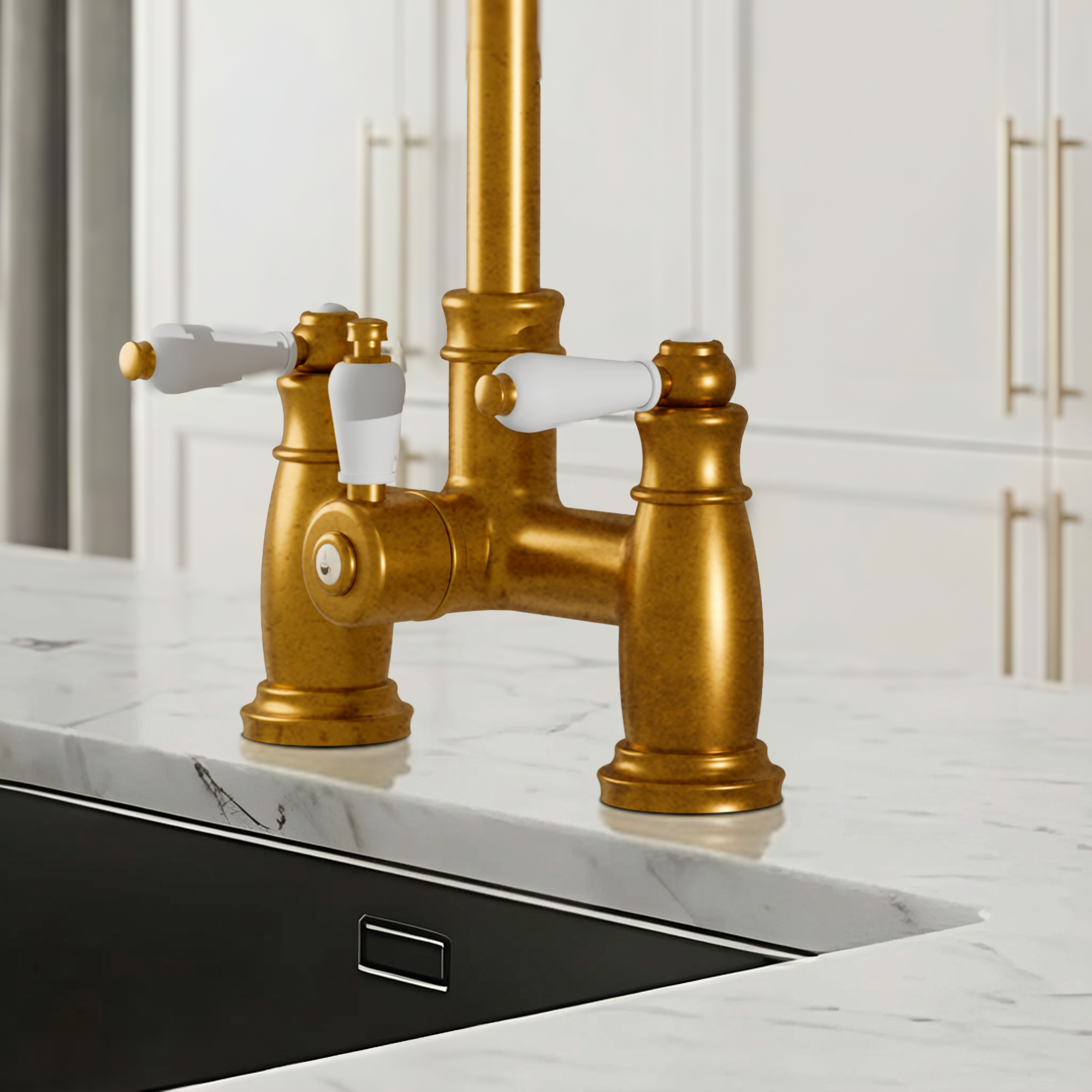 Holden Bridge 4-in-1 - Aged Brass