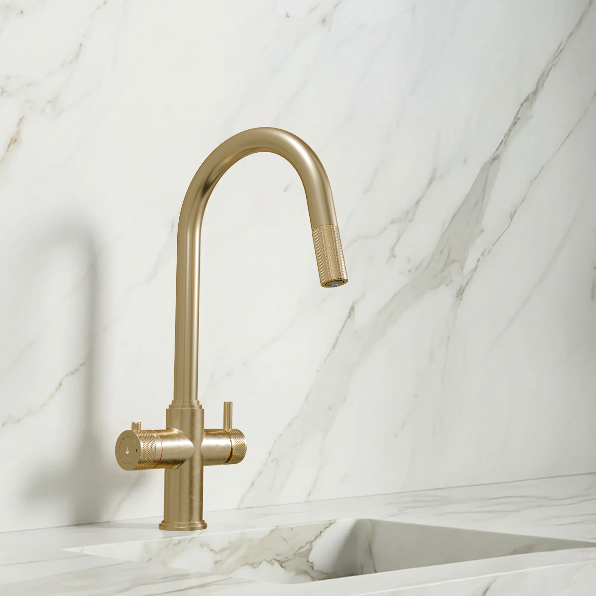 Kyros Pull Out 4-in-1 - Brushed Brass