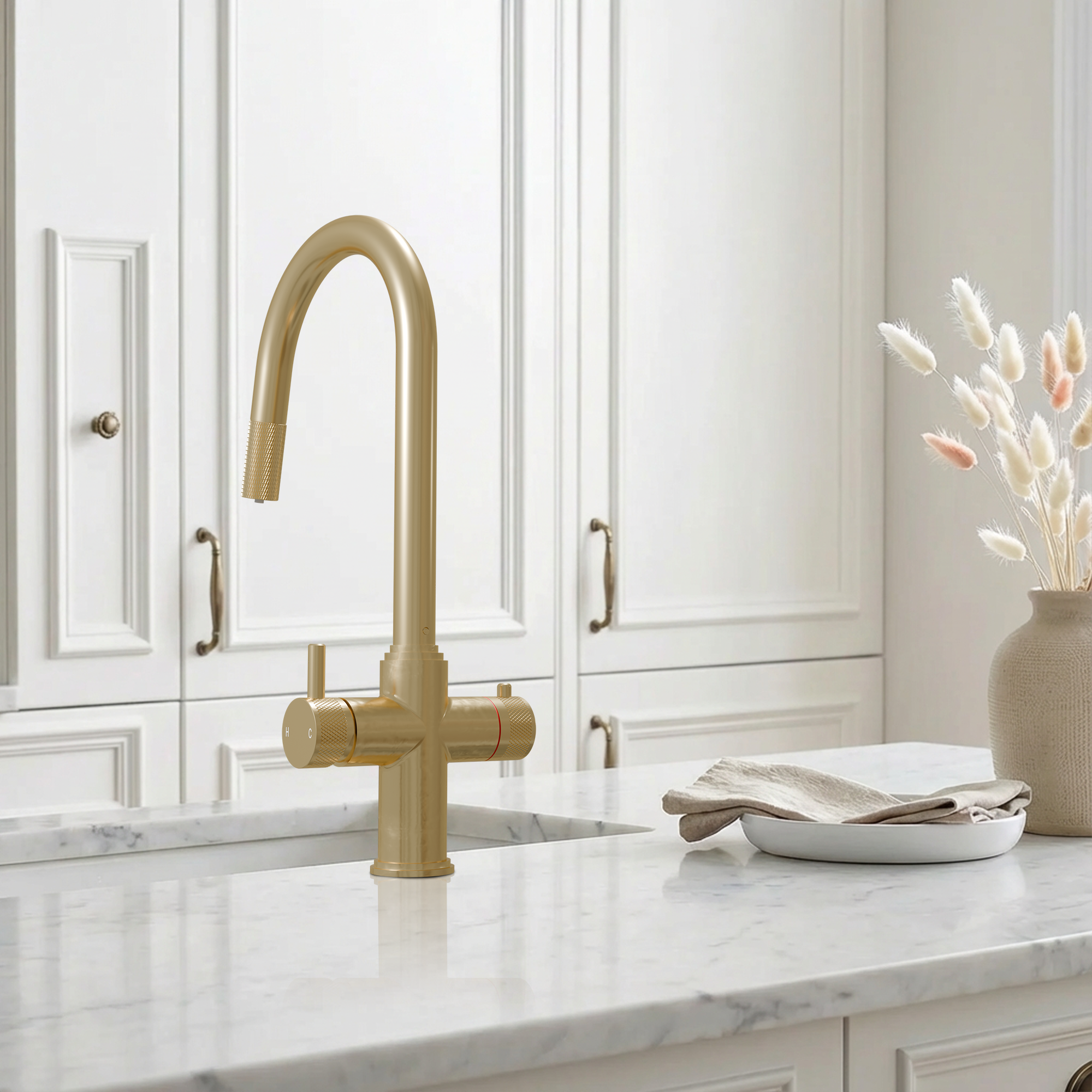 Kyros Pull Out 4-in-1 - Brushed Brass
