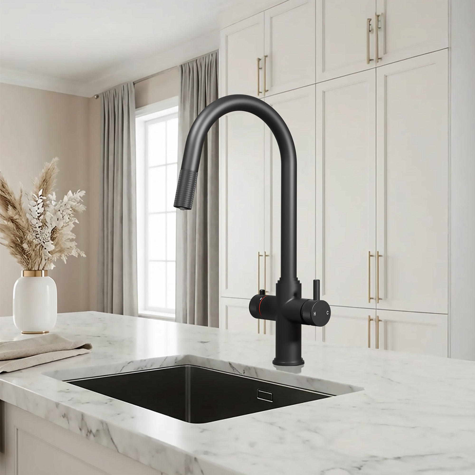 Kyros Pull Out 4-in-1 - Matt Black