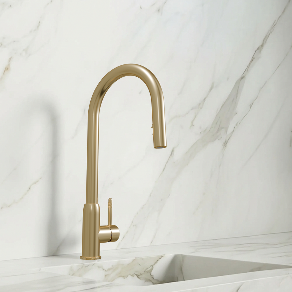 2-in-1 Lesse - Brushed Brass