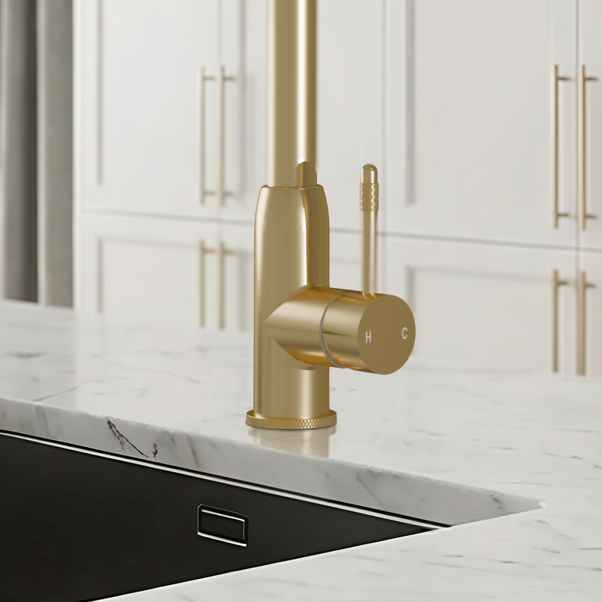2-in-1 Lesse - Brushed Brass