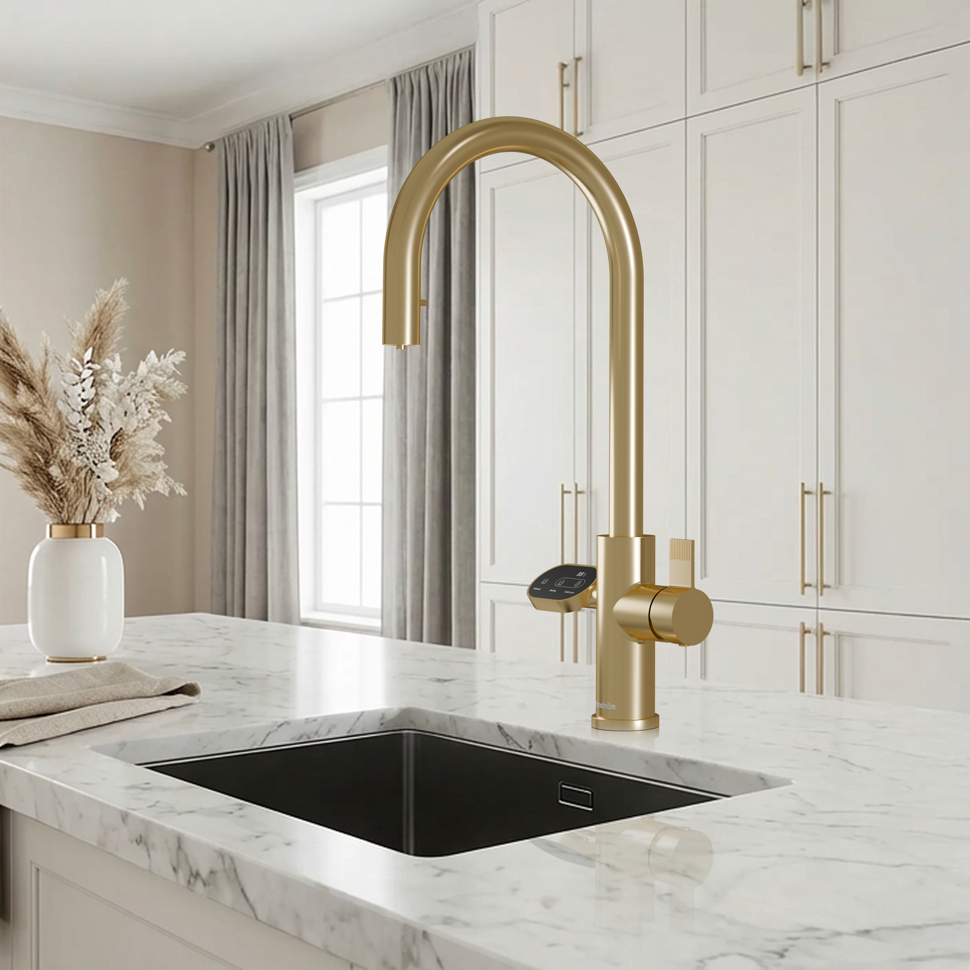 Hanstrom 4-in-1 Nexa Digital Pullout - Brushed Gold