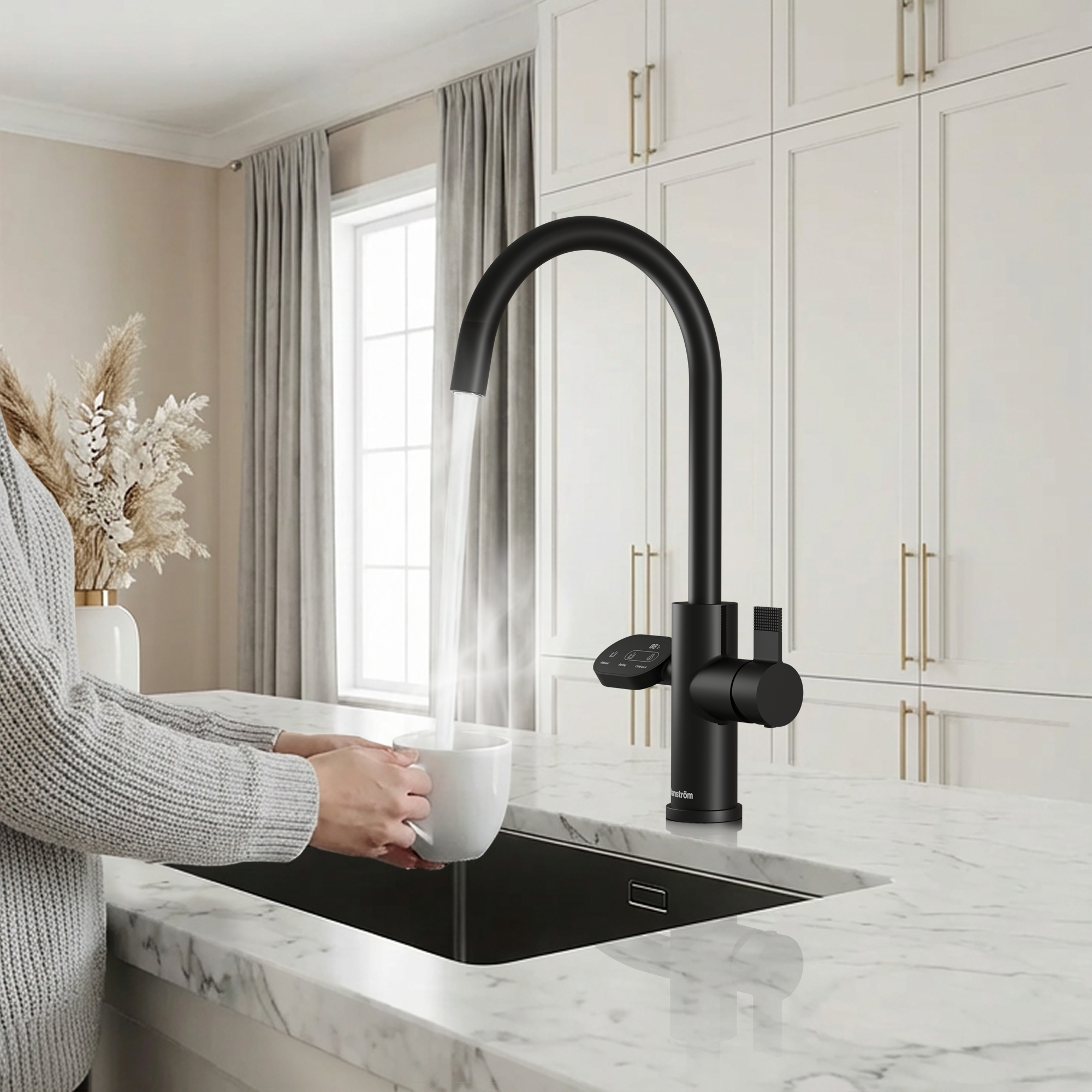 Hanstrom 4-in-1 Nexa Digital - Matt Black