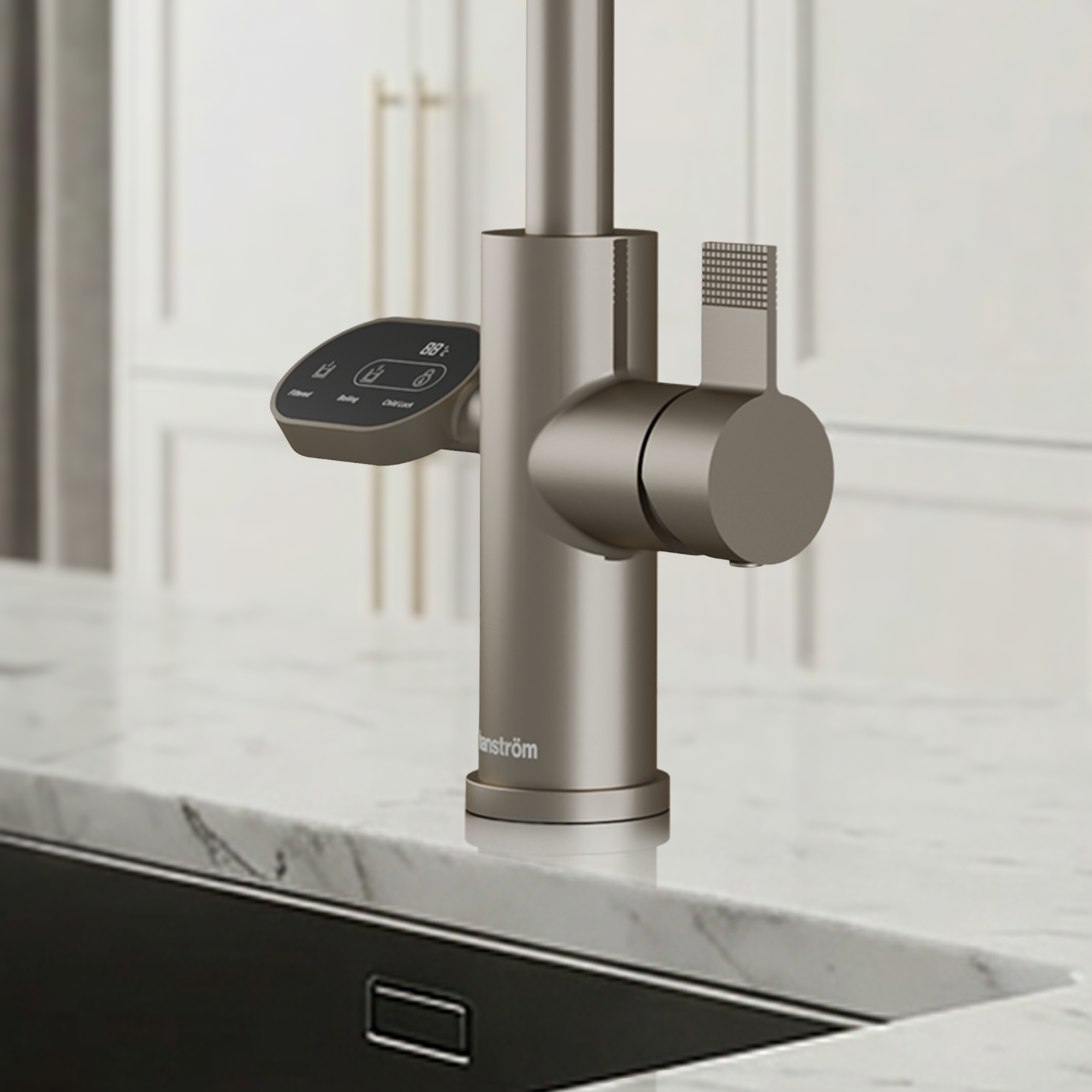 Hanstrom 4-in-1 Nexa Digital - Brushed Nickel