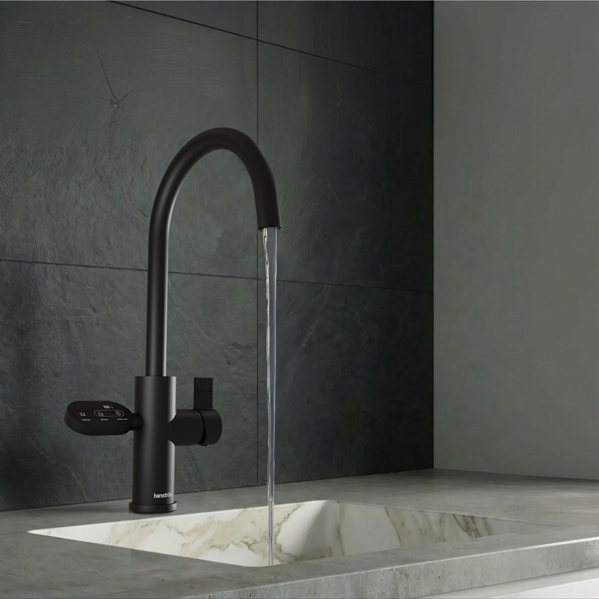 Hanstrom 4-in-1 Nexa Digital - Matt Black