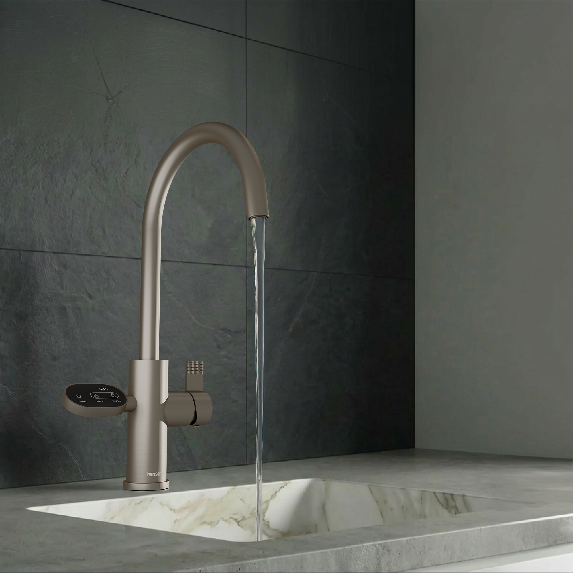 Hanstrom 4-in-1 Nexa Digital - Brushed Nickel