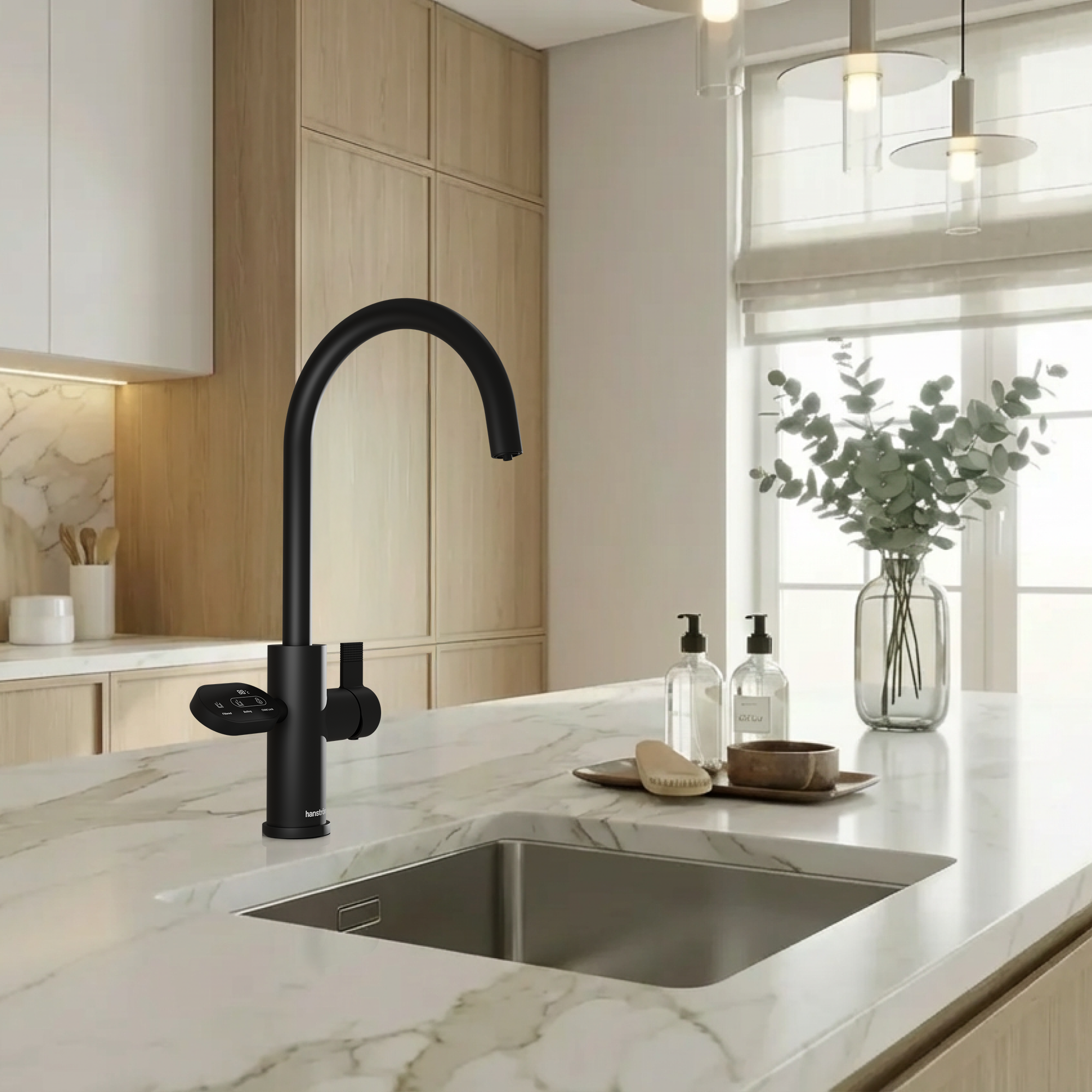 Hanstrom 4-in-1 Nexa Digital - Matt Black