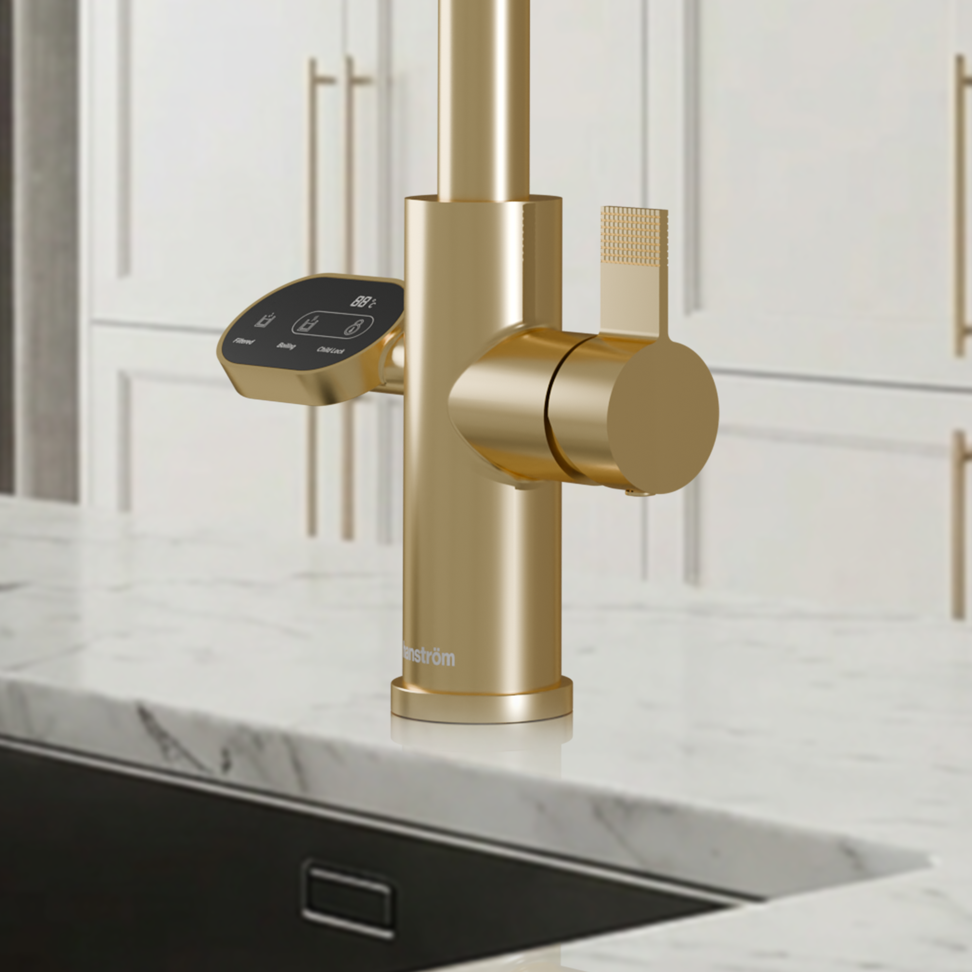 Hanstrom 4-in-1 Nexa Digital Pullout - Brushed Gold