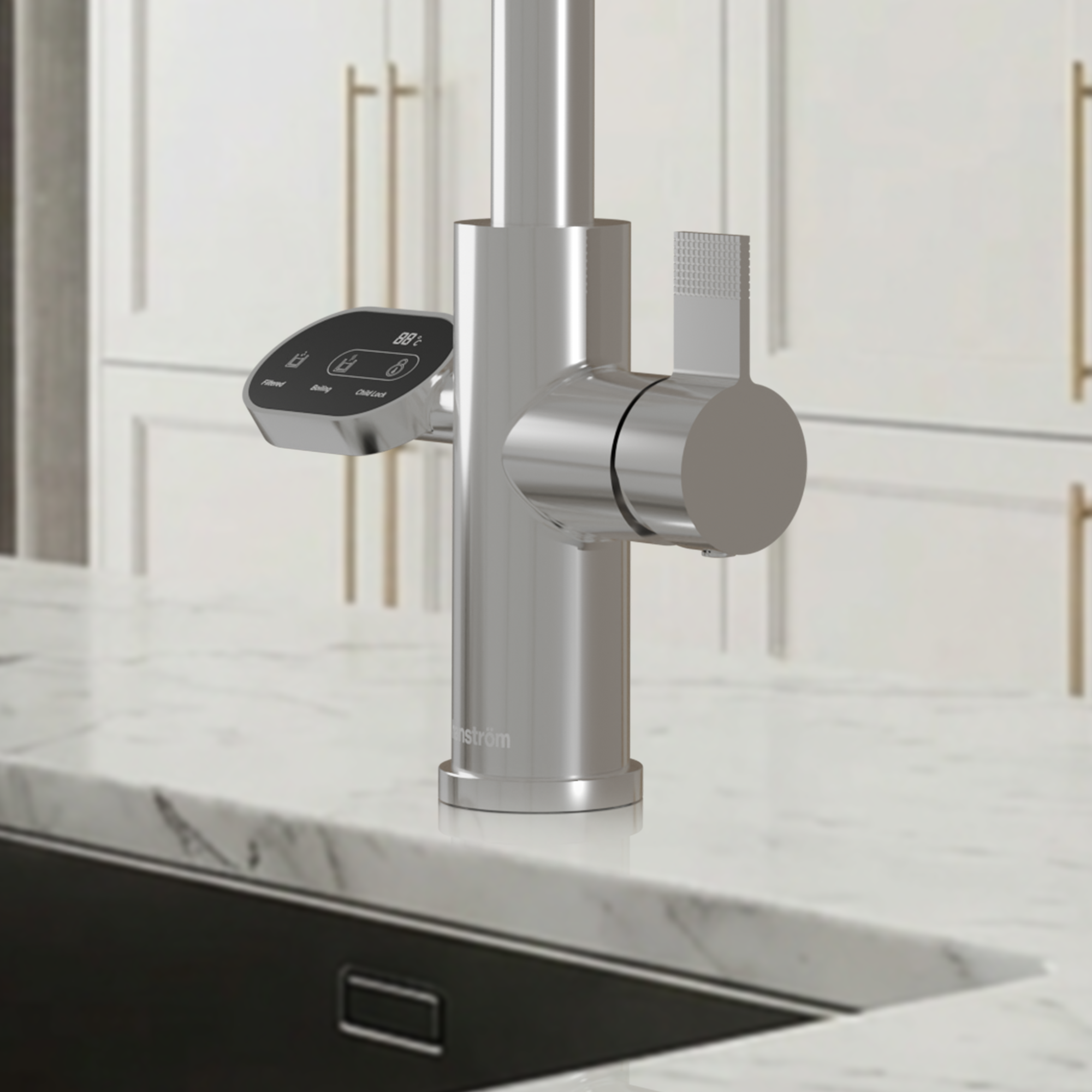 Hanstrom 4-in-1 Nexa Digital Pullout - Chrome