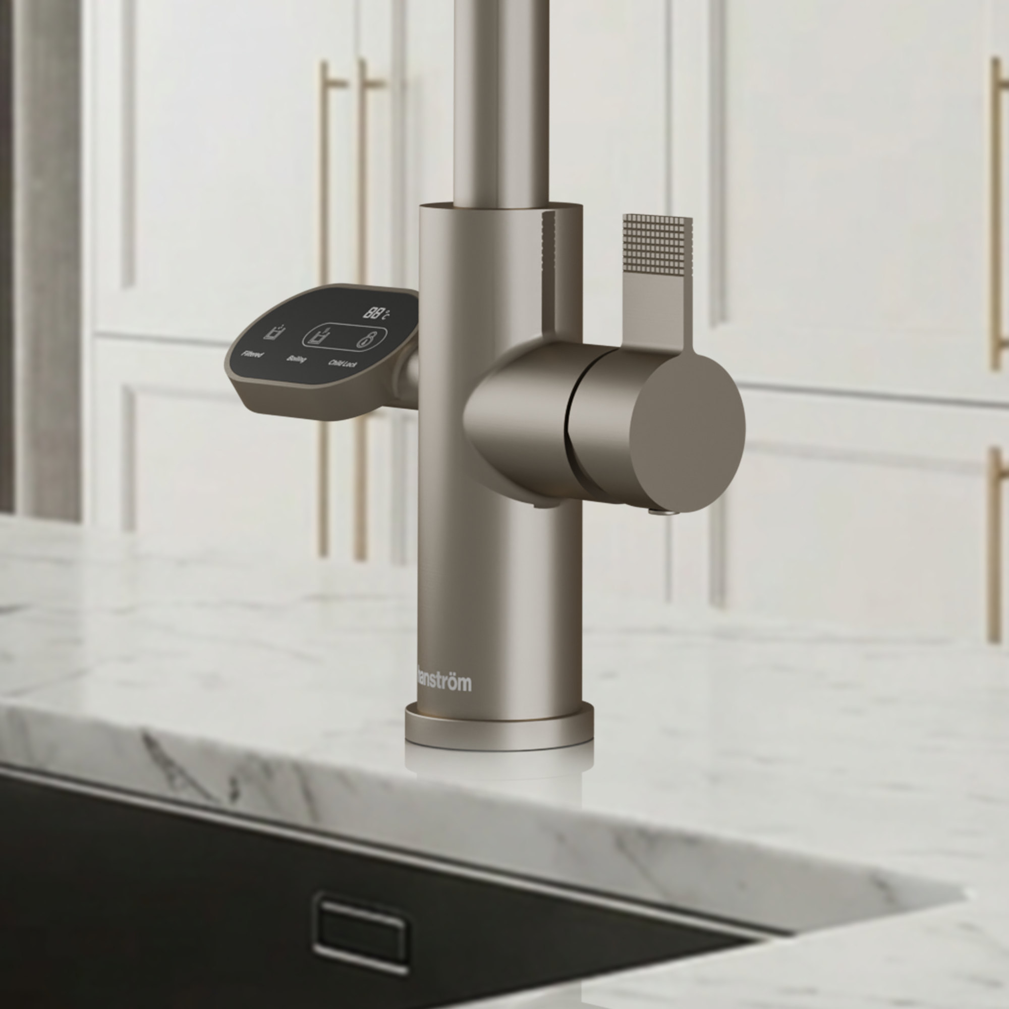 Hanstrom 4-in-1 Nexa Digital Pullout - Brushed Nickel