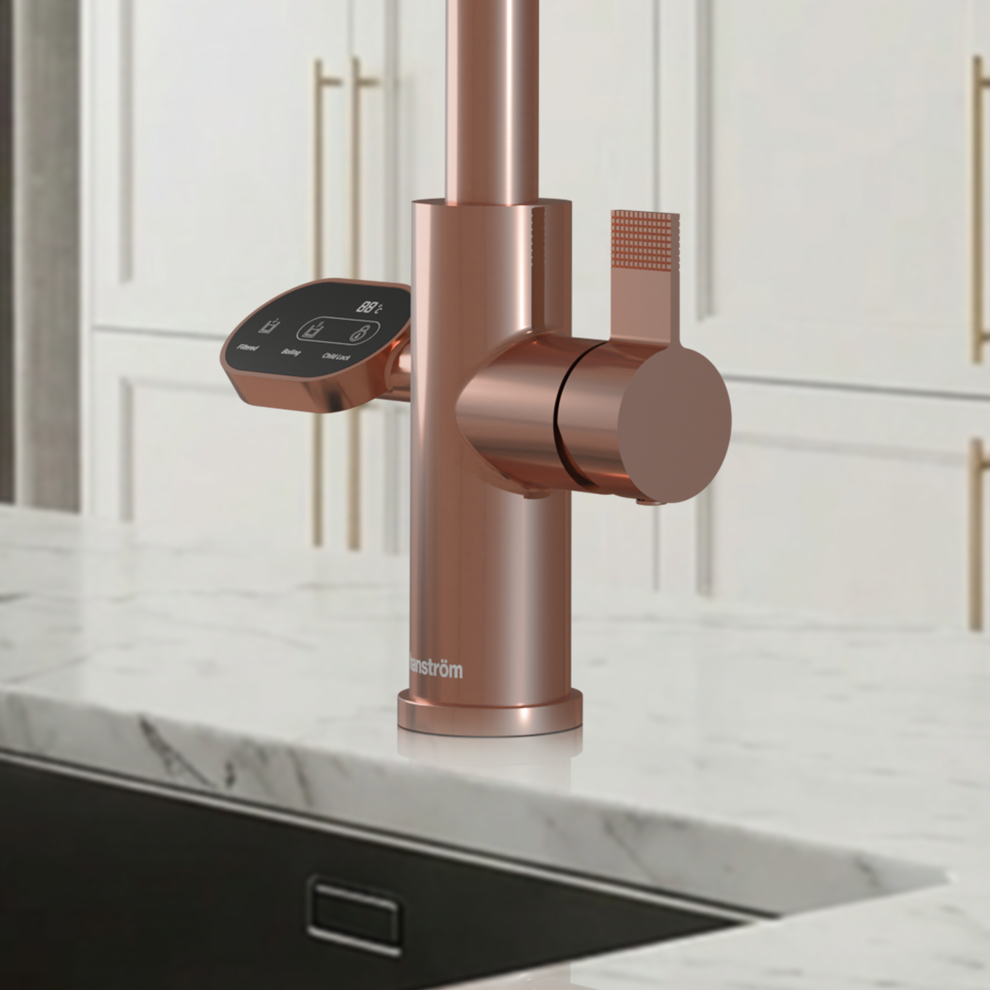 Hanstrom 4-in-1 Nexa Digital Pullout - Rose Gold