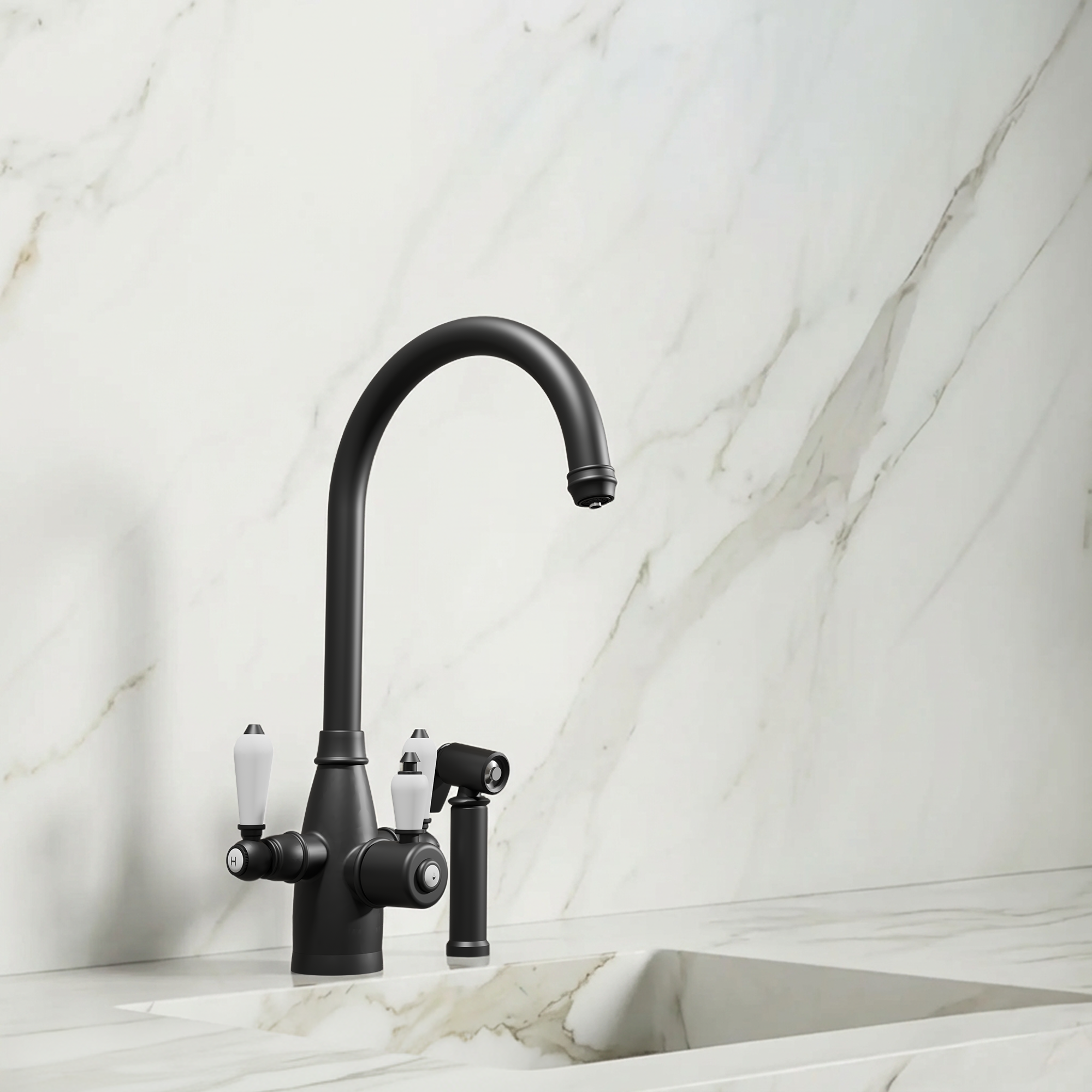 Tate + Spray 3-in-1 - Matt Black