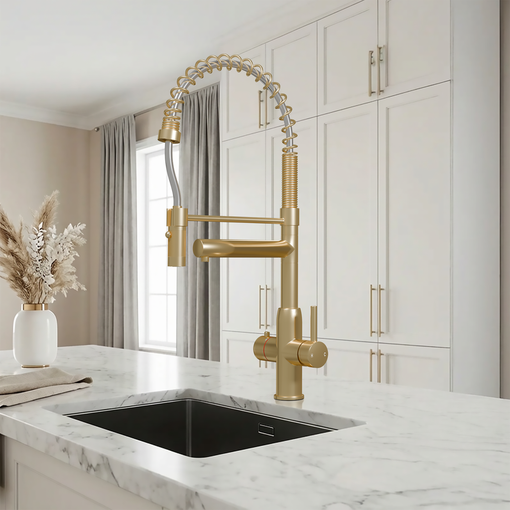 Spring Pro 3-in-1 - Brushed Brass