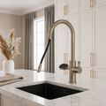 4-in-1 Nexa Digital Pullout - Brushed Brass