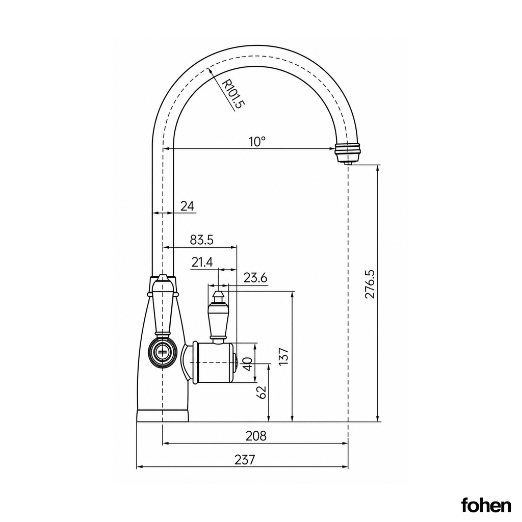 3-in-1 Holden Cruciform - Matt Black