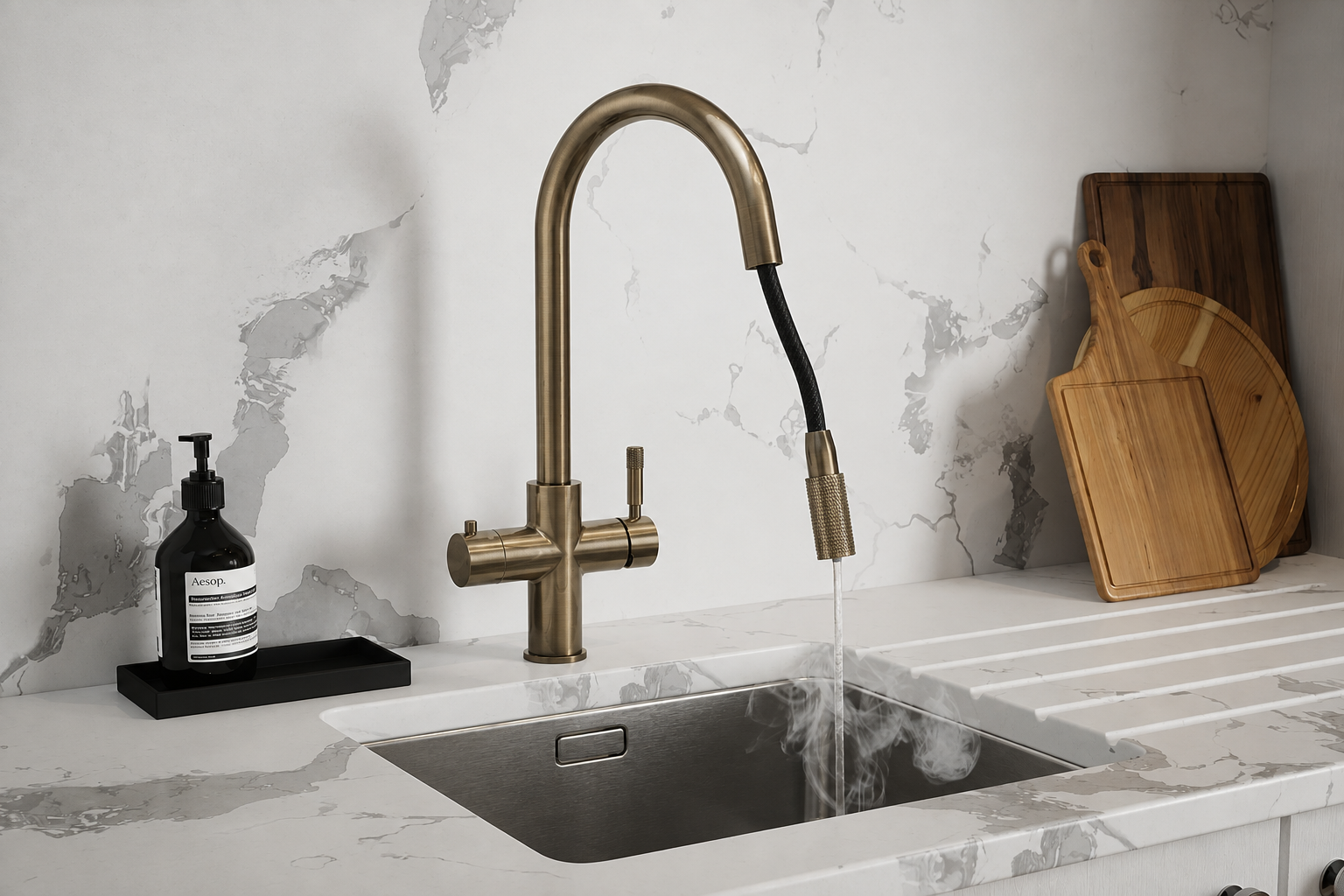 4-in-1 Hanström Flex Pro - Antique Brass
