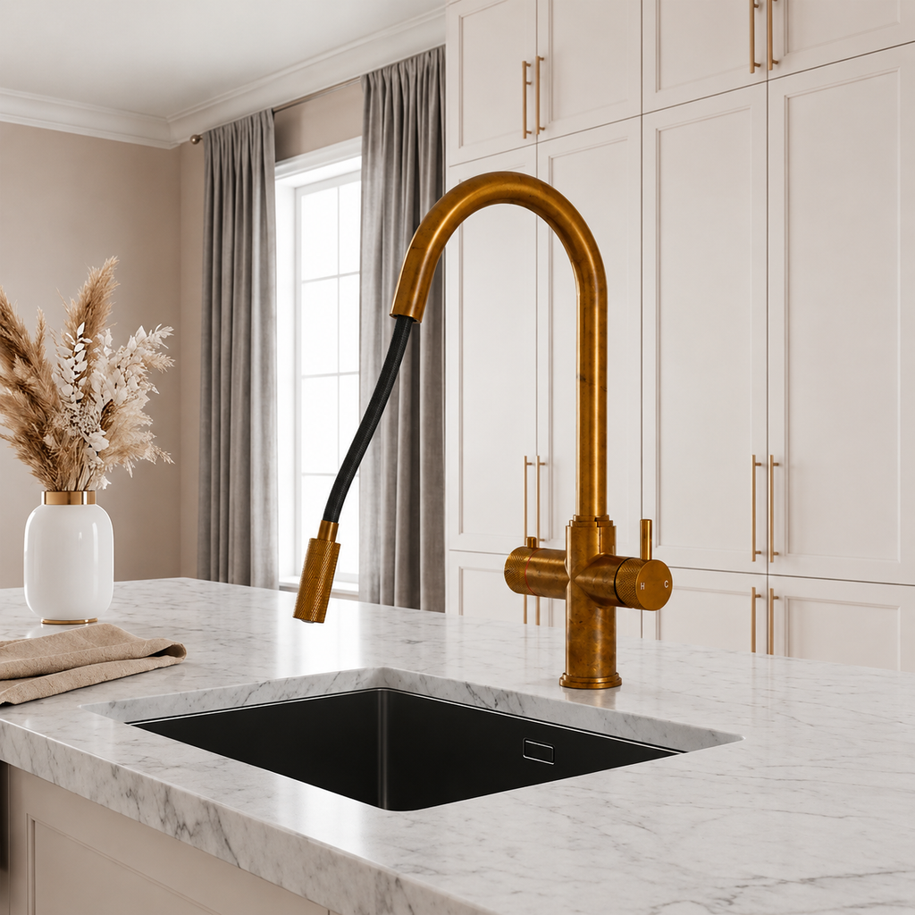 4-in-1 Kyros Pull Out - Aged Brass
