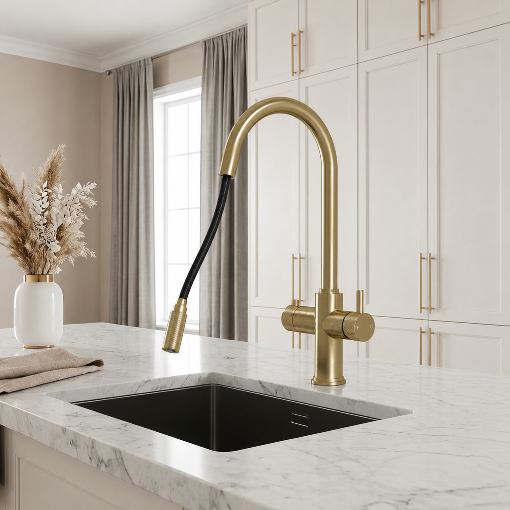 4-in-1 Kyros Pull Out - Brushed Brass