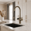 4-in-1 Nexa Digital Pullout - Antique Brass