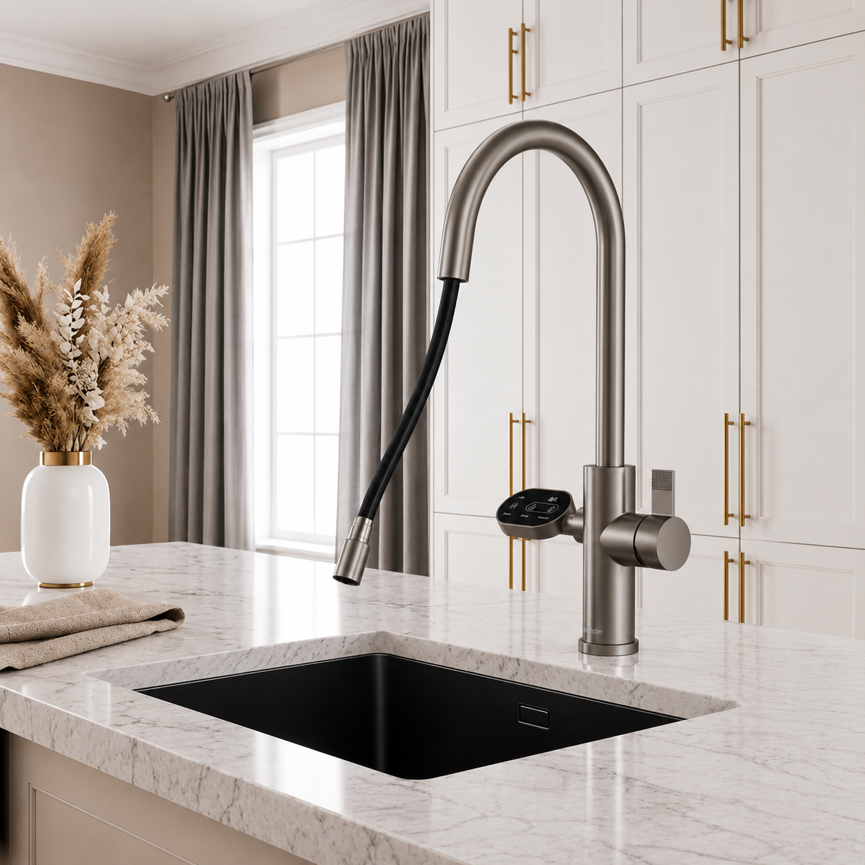 4-in-1 Nexa Digital Pullout - Brushed Nickel
