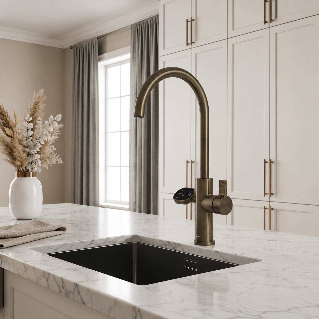 4-in-1 Nexa Digital - Antique Brass