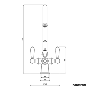 Hanstrom Tap Dimension Illustrations Storan Pro Front